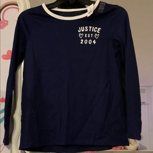 NWT. Justice  NWT.Long sleeve